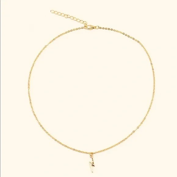 Lightning bolt pendant necklace - Picture 3 of 4